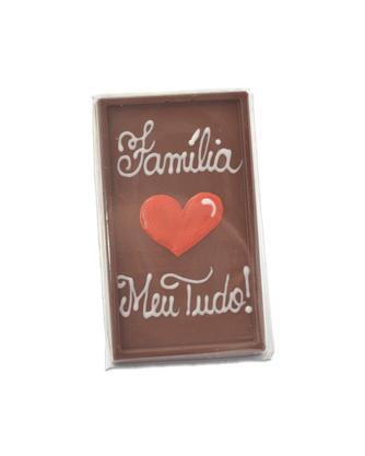 Barra de Chocolate ao Leite Família meu Tudo 75g
