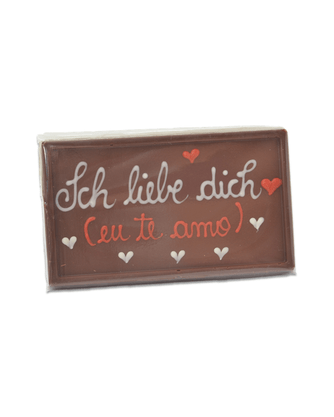 Barra de Chocolate ao Leite Ich Liebe Dich 75g