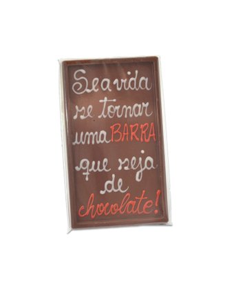 Barra de Chocolate ao Leite Se a Vida se Tornar 75g