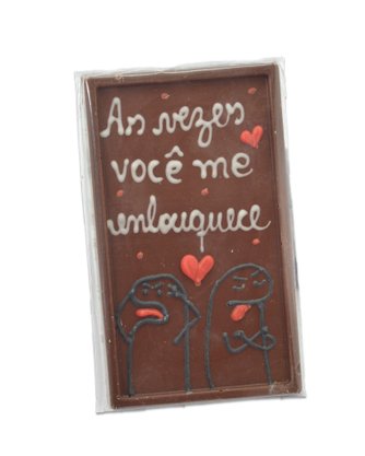 Barra de Chocolate Bento As vezes você me Enlouquece 75g