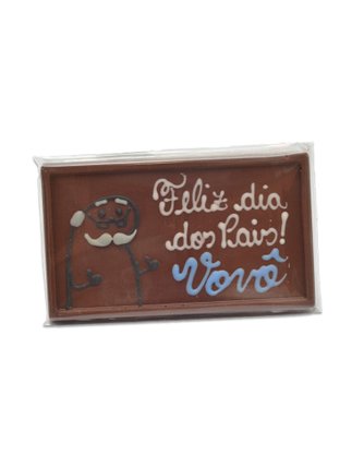 Barra de Chocolate Feliz Dia dos Pais, Vovô 75g