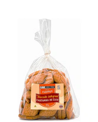 Biscoito Integral de Castanha de Caju 180g