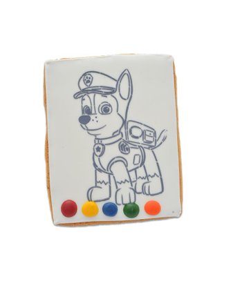 Bolacha Amanteigada para Colorir Chase 60g