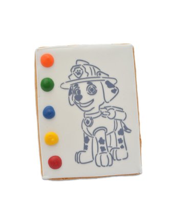 Bolacha Amanteigada para Colorir Marshall 60g