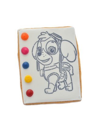 Bolacha Amanteigada para Colorir Skye 60g
