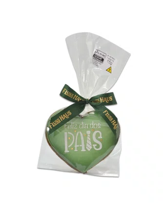 Bolacha de Mel com Especiarias Coração Feliz dia dos Pais 15g