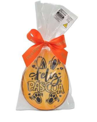 Bolacha de Mel com Especiarias Ovo Feliz Páscoa Amarelo 30g