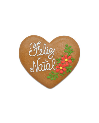 Bolacha de Mel com Especiarias Coração Feliz Natal 15g