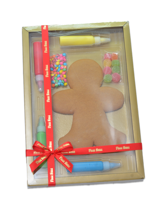 Bolacha de Mel com Especiarias Kit para Colorir Ginger com Glacê 250g
