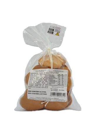 Bolacha de Mel Sem Glúten e Sem Lactose 200g