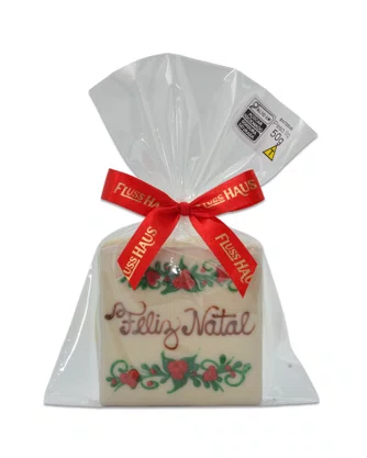 Bolinho de Mel Branco Feliz Natal 50g