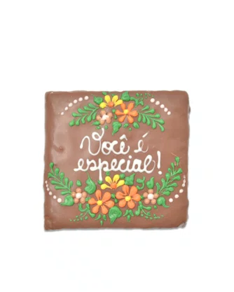Bolinho de Mel decorado 50g - Você é Especial