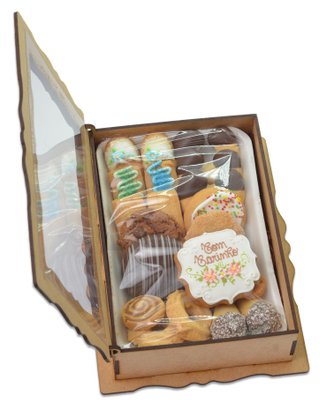Caixa MDF com Bandeja Sortida 200g
