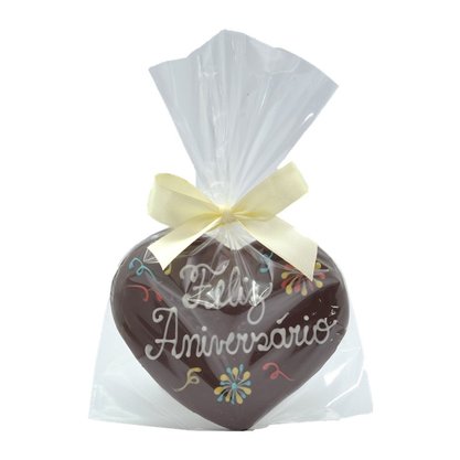 Coração de Pão de Mel com Chocolate 30g FA
