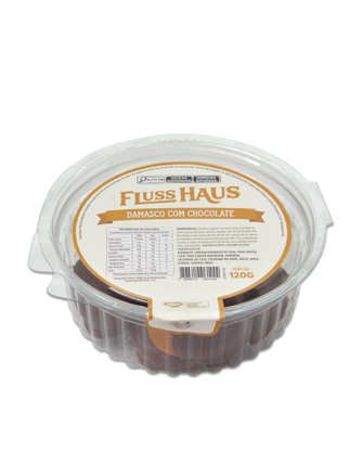 Damasco com Cobertura de Chocolate ao Leite 120g