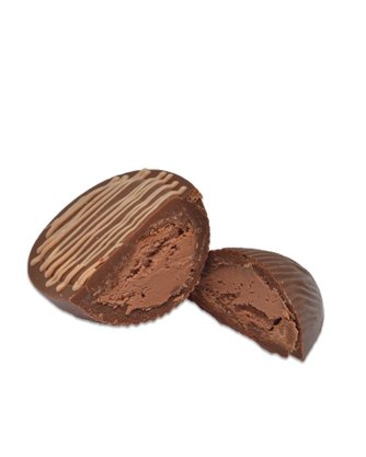 Meio Ovo se Chocolate ao Leite com Recheio de Capuccino 50g