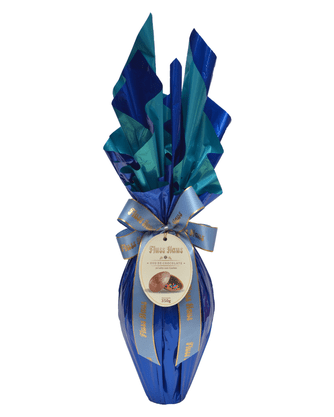 Ovo de Chocolate ao Leite com Confete 350g Azul
