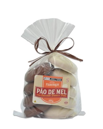 Pão de Mel com Chocolate Preto e Branco 220g