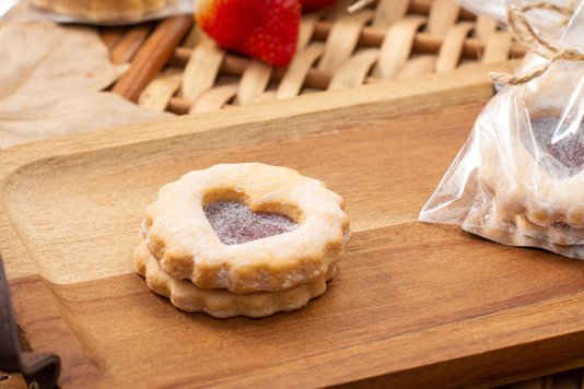 Pote Linzer com Geleia de Morango 210g