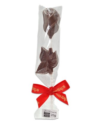 Rosa de Chocolate no Palito 20g