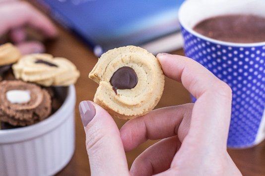 Rosquinha Recheada com Chocolate 200g