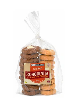 Rosquinha Recheada com Chocolate 200g