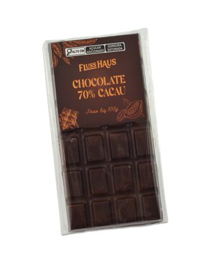 Barra de Chocolate 70% Cacau 100g