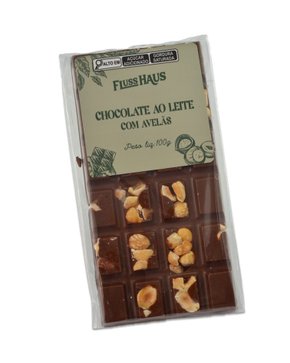 Barra de Chocolate ao Leite com Avelã 100g