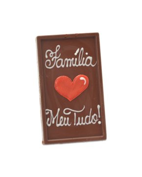 Barra de Chocolate ao Leite Família meu Tudo 75g