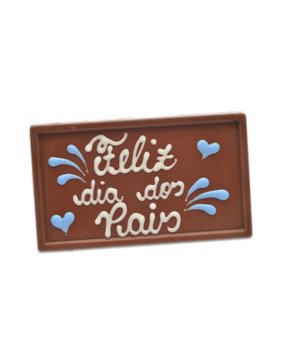 Barra de Chocolate Feliz dia dos Pais 75g