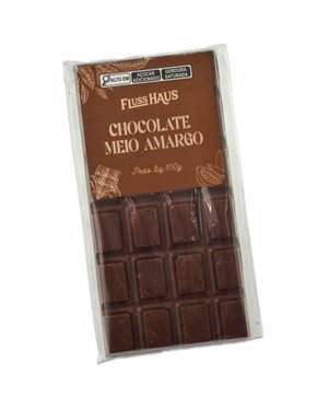 Barra de Chocolate Meio Amargo 100g
