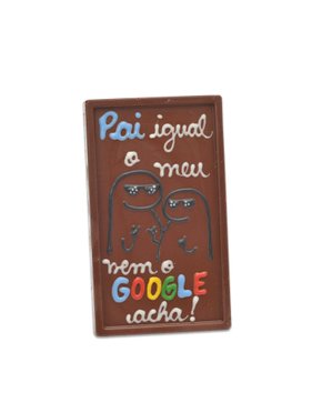 Barra de Chocolate Pai nem o Google Acha 75g