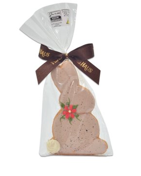 Bolacha Amanteigada coelha com Flor no Pescoço 25g