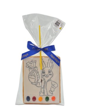 Bolacha Amanteigada para Colorir Coelho 60g