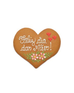 Bolacha de Mel com Especiarias Coração Feliz Dia das Mães 15g
