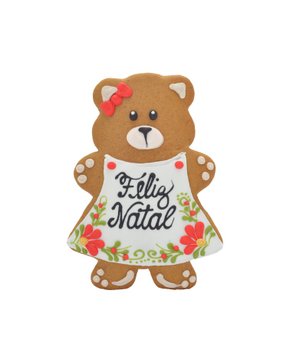 Bolacha de Mel com Especiarias Ursa com Vestido Branco 30g