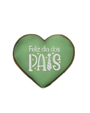 Bolacha de Mel com Especiarias Coração Feliz dia dos Pais 15g