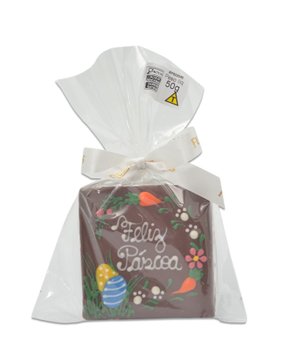 Bolinho de Mel com Chocolate Preto Ovinhos, Cenoura e Flor 50g