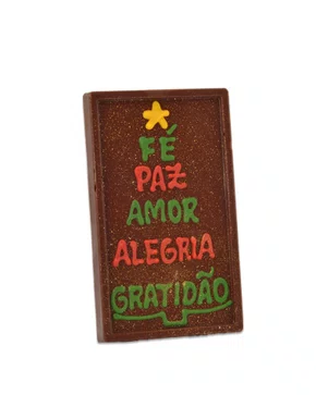 Chocolate Barra Fé,Paz e Amor 75g