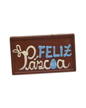 Chocolate Barra Feliz Páscoa Azul 75g