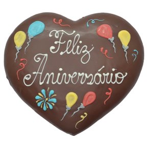 Coração de Pão de Mel com Chocolate 120g FA