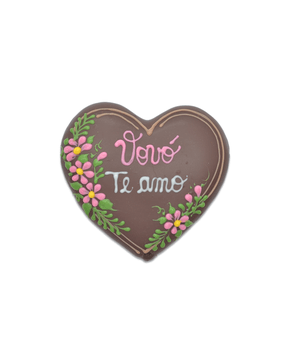 Pão de Mel Coração M Vovó Te Amo 30g