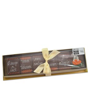 Kit Barrinhas com Frase Páscoa 150g