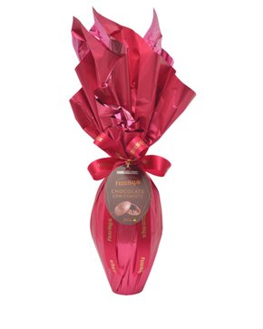 Ovo de Chocolate ao Leite com Confete 250g Rosa
