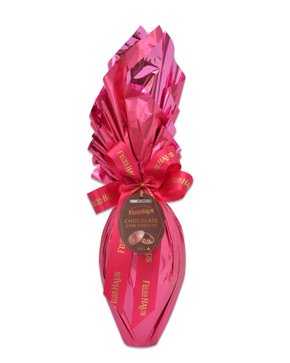 Ovo de Chocolate ao Leite com Confete 350g Rosa