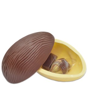 Ovo de Chocolate Preto e Branco 250g