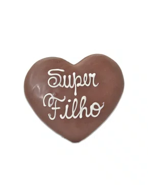 Pão de Mel Coração com Chocolate Super Filho 30G
