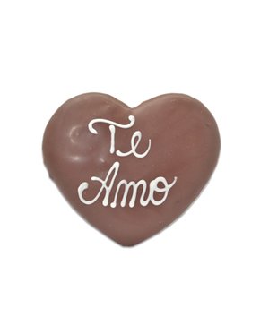 Pão de Mel Coração com Chocolate Super Te Amo 30g