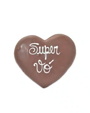 Pão de Mel Coração com Chocolate Super Vó 30g