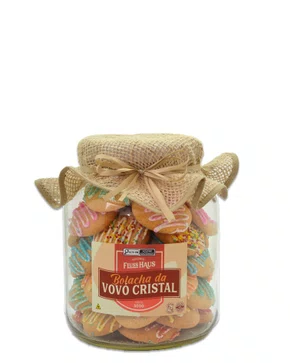 Pote Bolacha da Vovó Cristal M 500g
